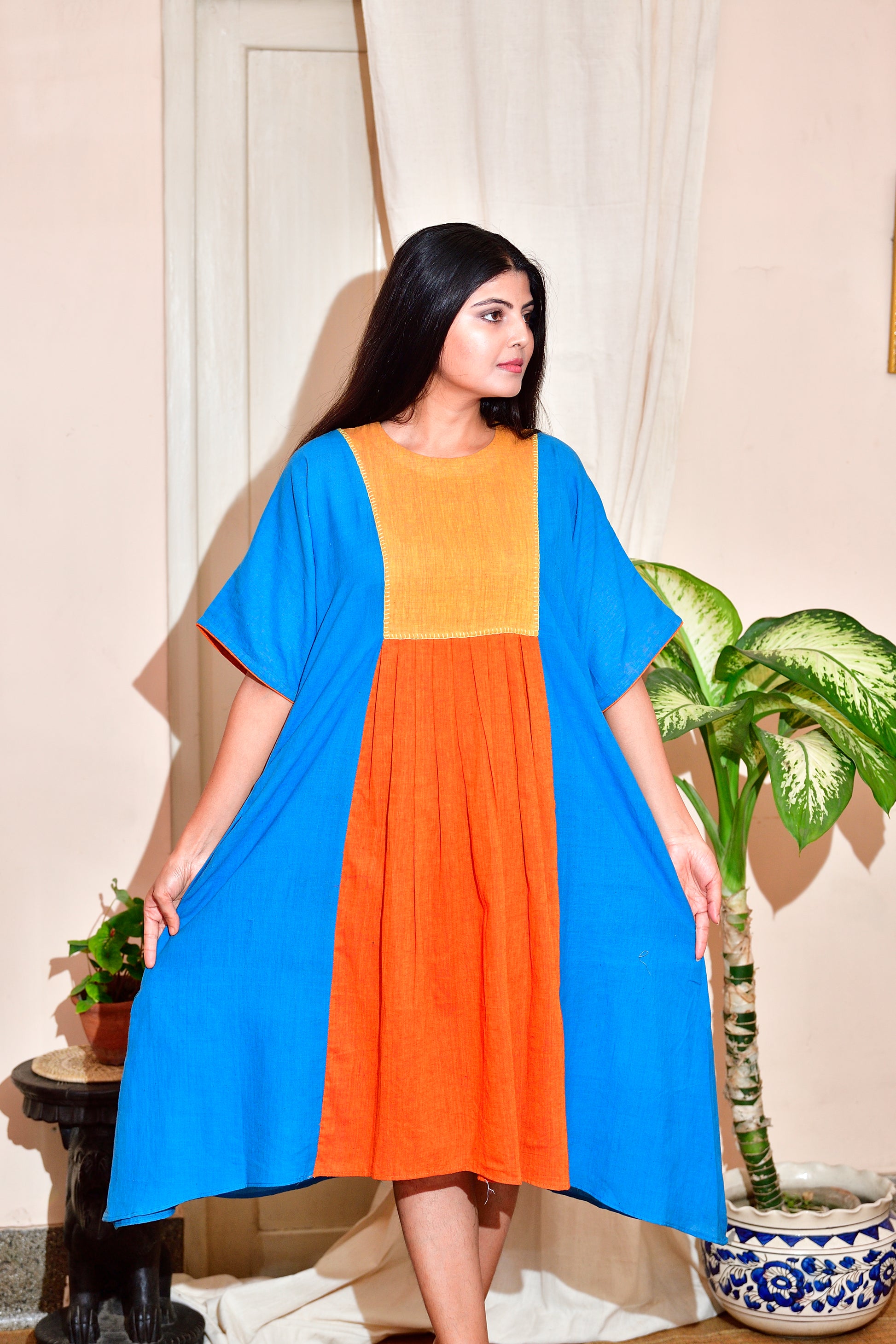 Rasna - Handloom cotton dress image 7