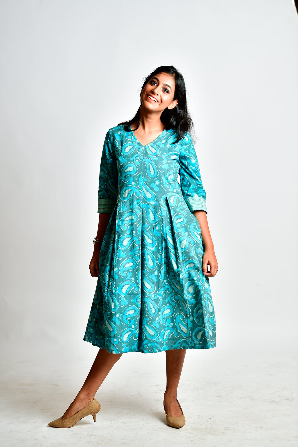 Barkha - Handblock printed dress image 2