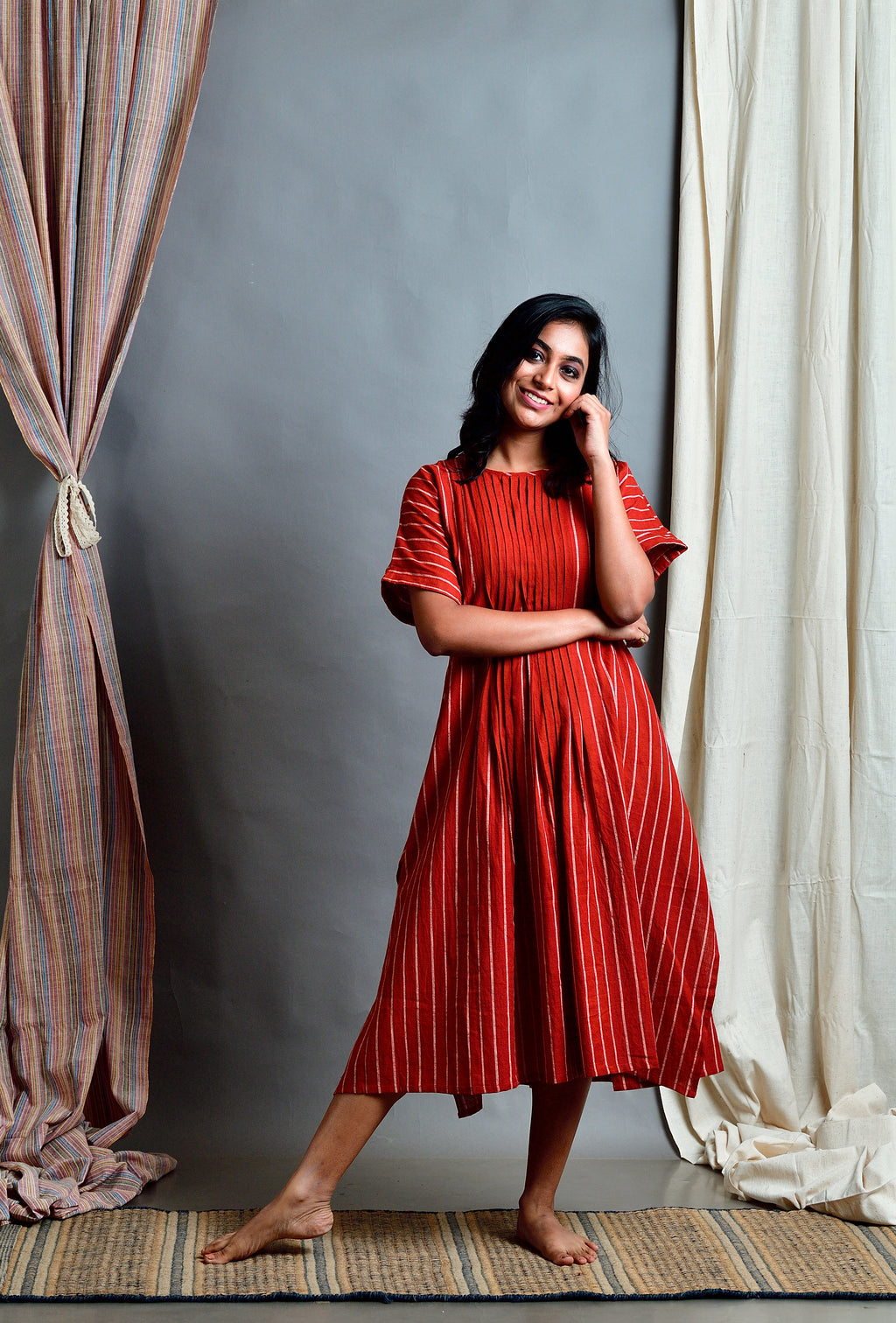 Kalyani - handloom cotton dress image 0