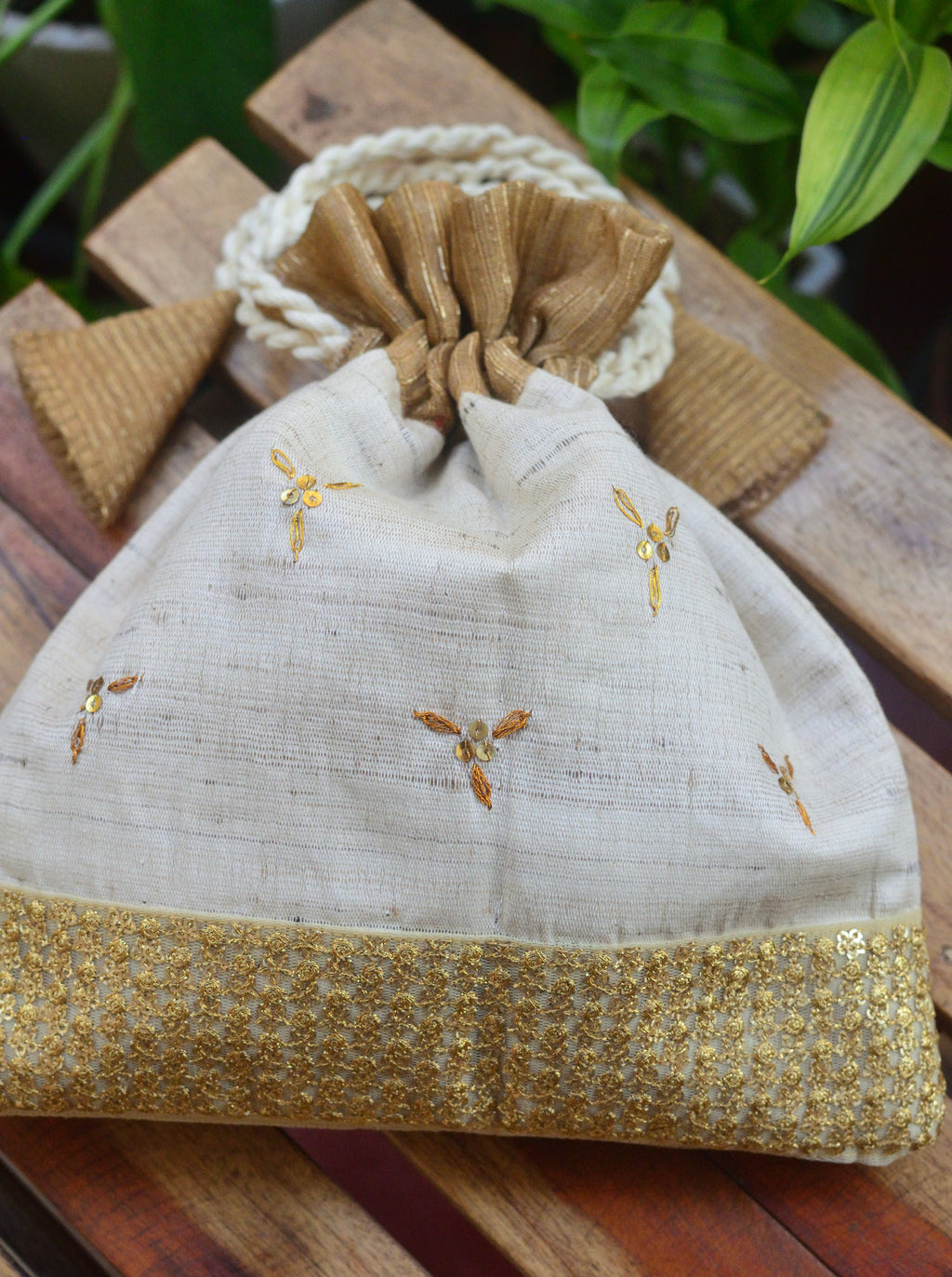 White raw silk image 2