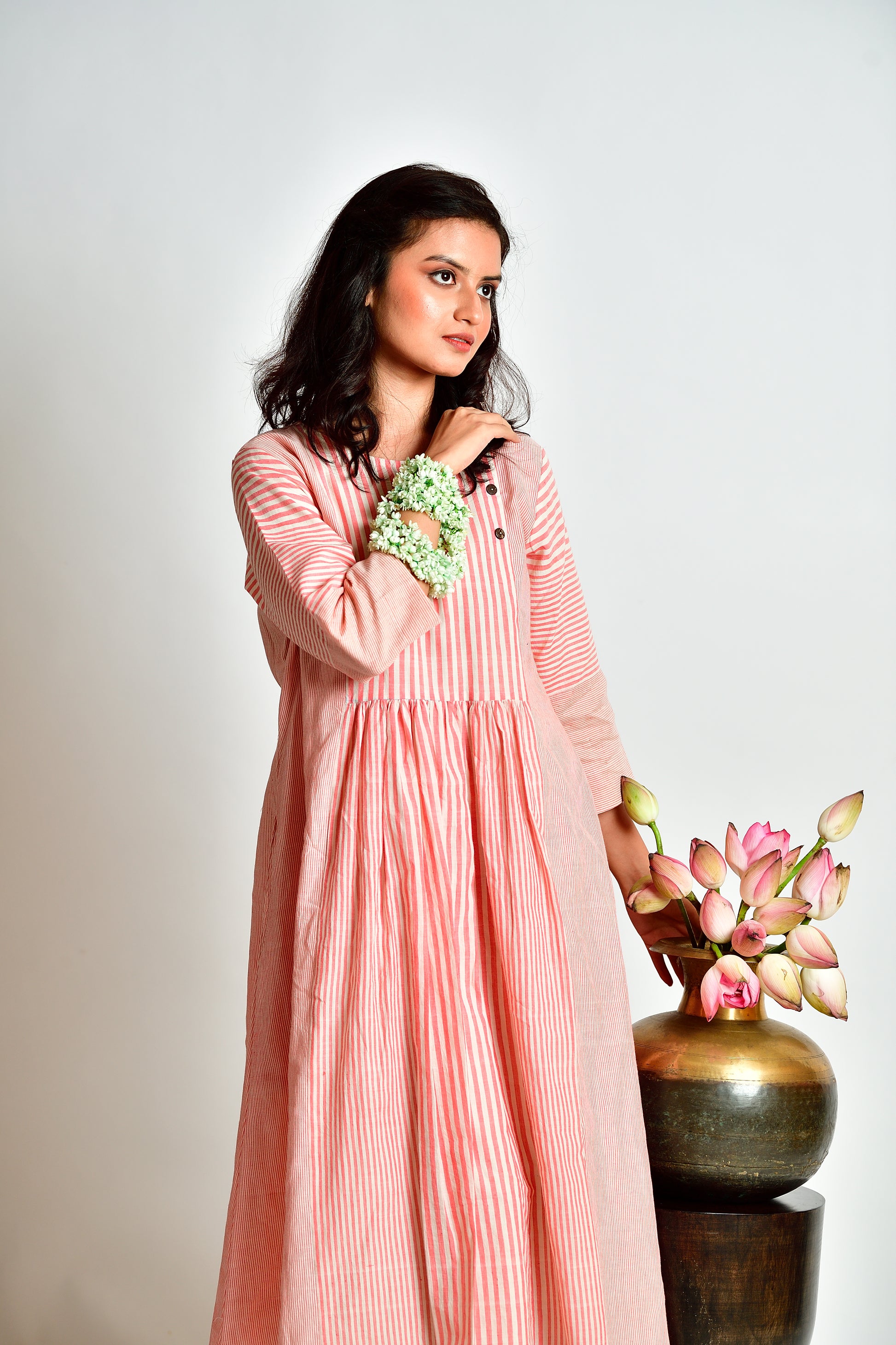 Ananya - handloom cotton dress image 2