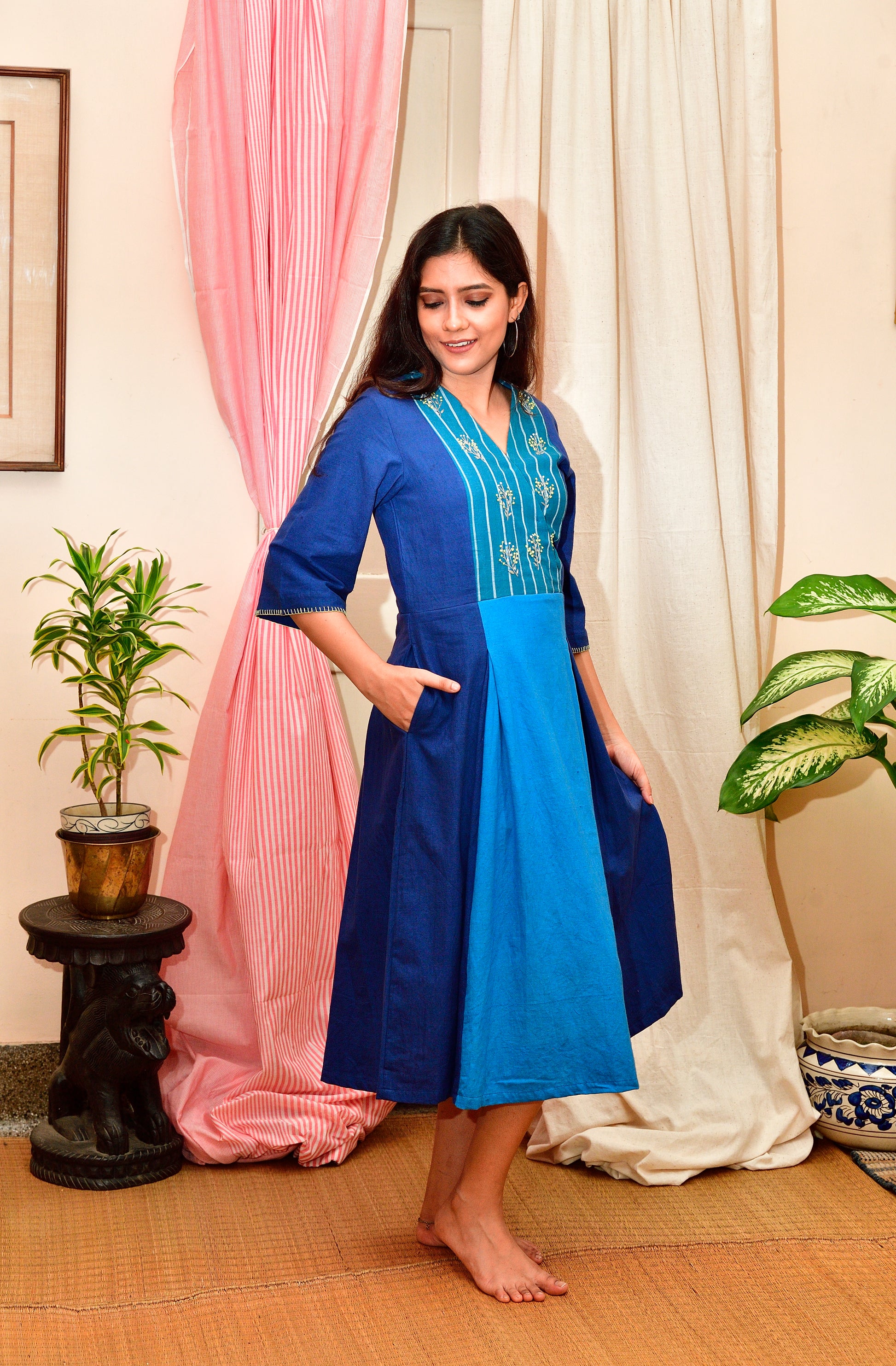Maheswari - handloom cotton dress image 7