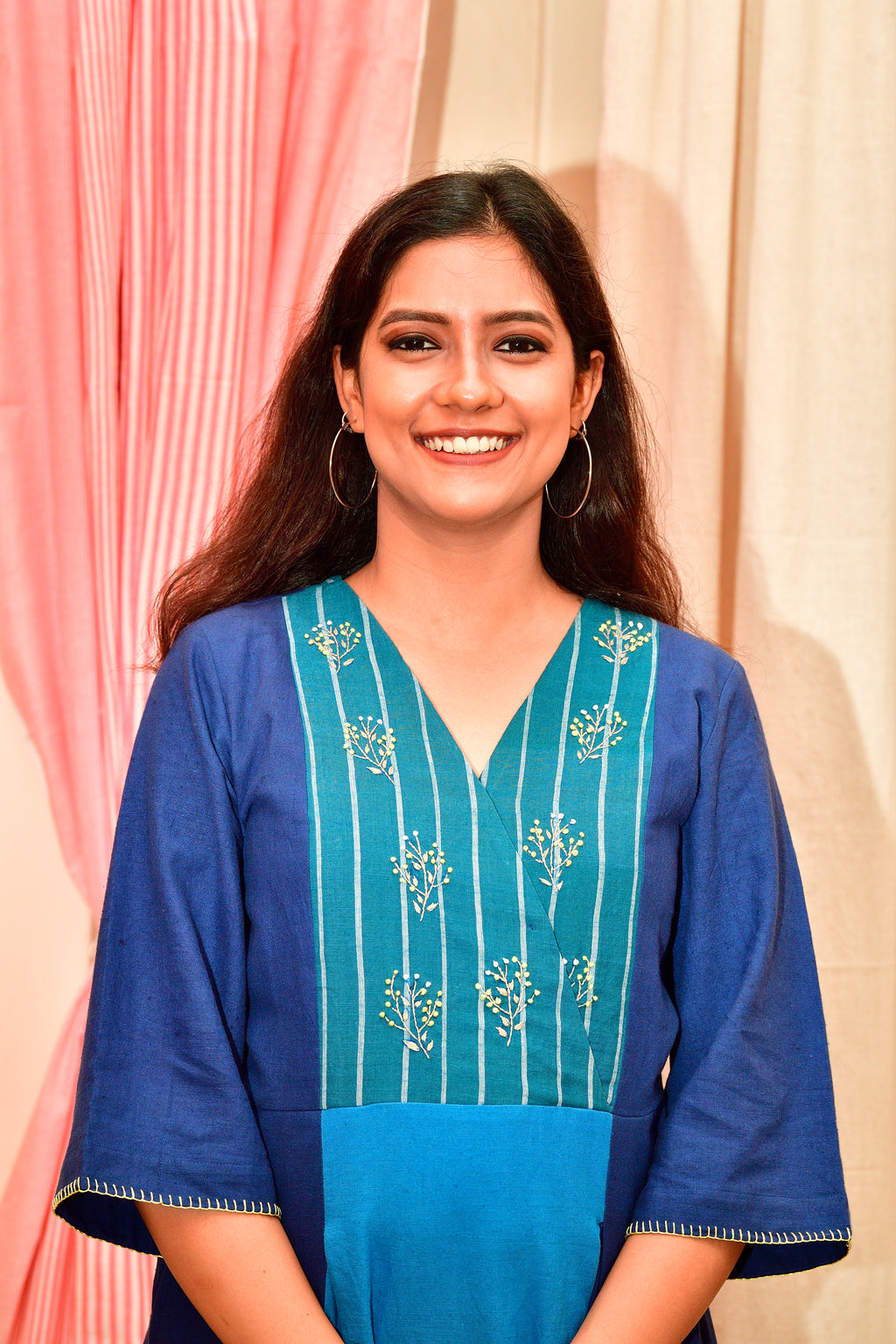 Maheswari - handloom cotton dress image 2