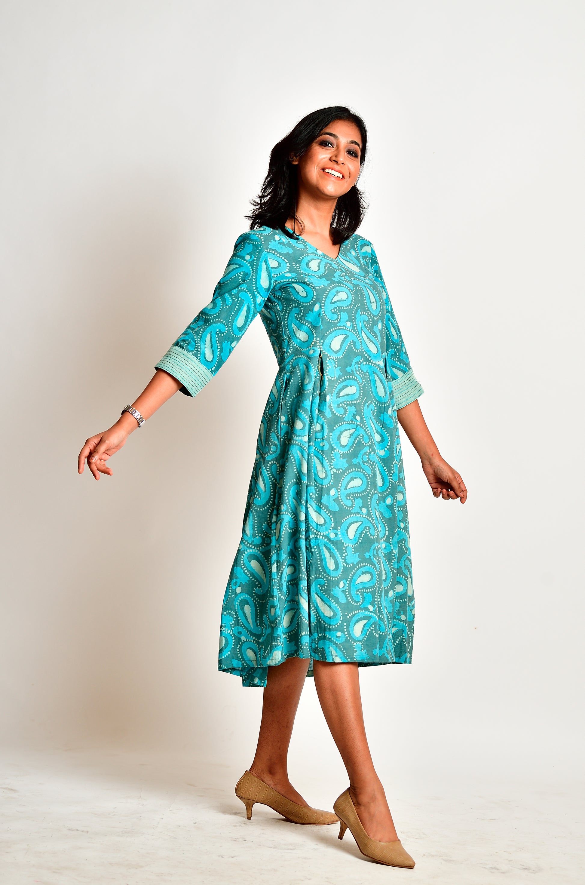 Barkha - Handblock printed dress image 3