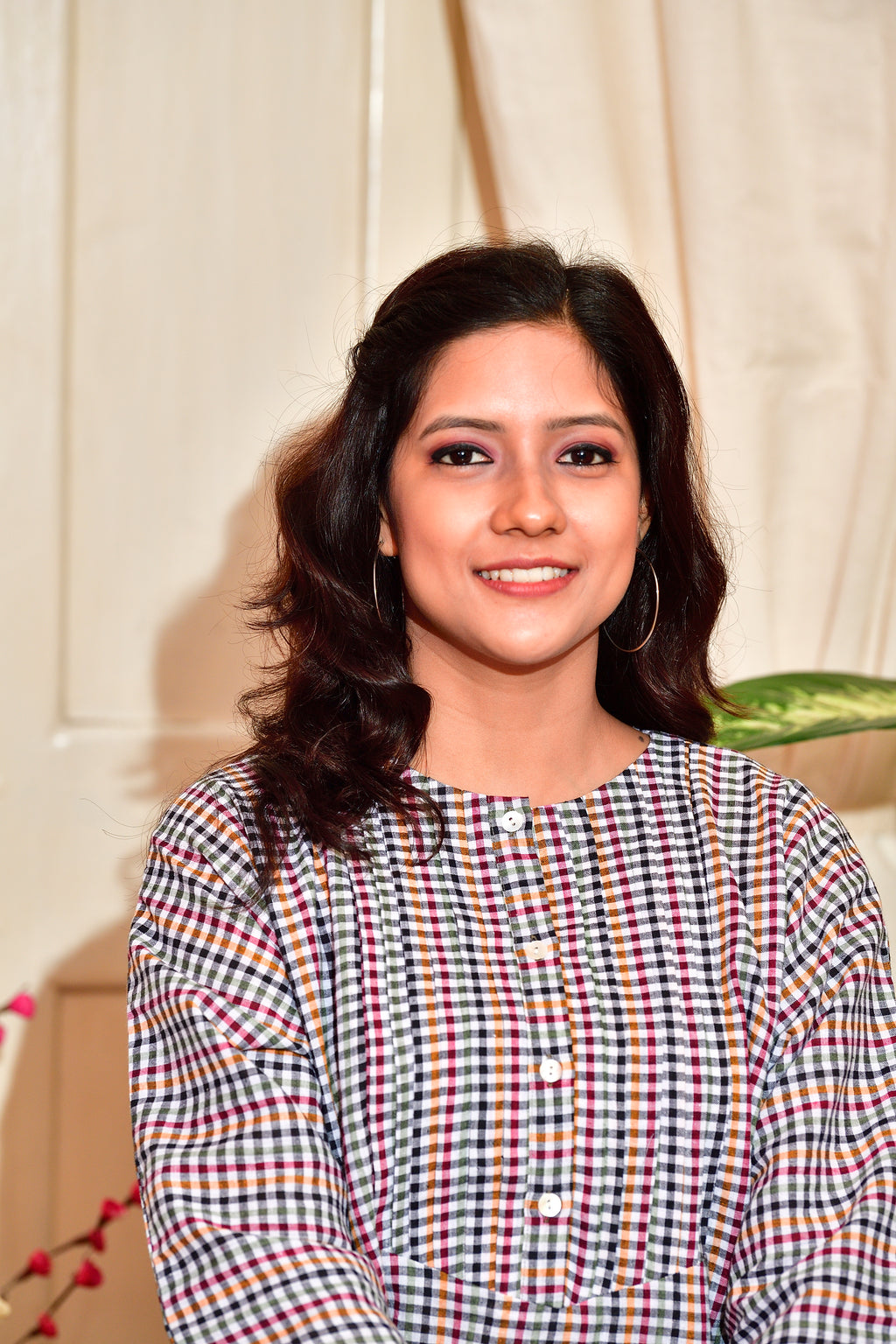 Chhuti - Handloom cotton asymmetrical dress image 5