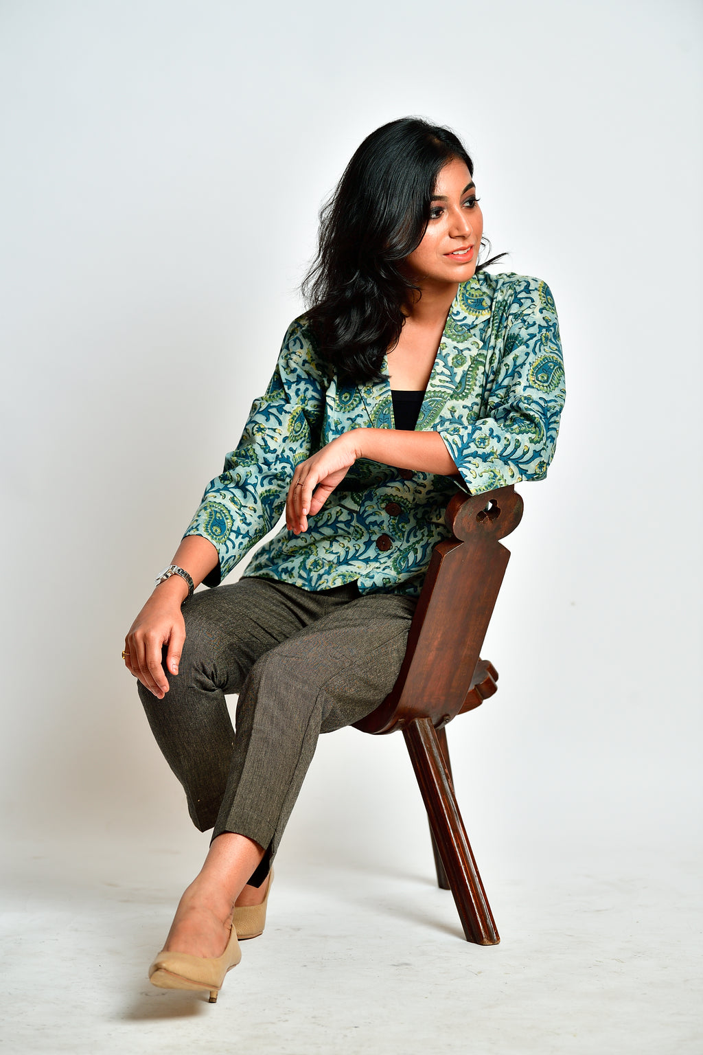 Aaronyak - cotton blazer - peisley image 1