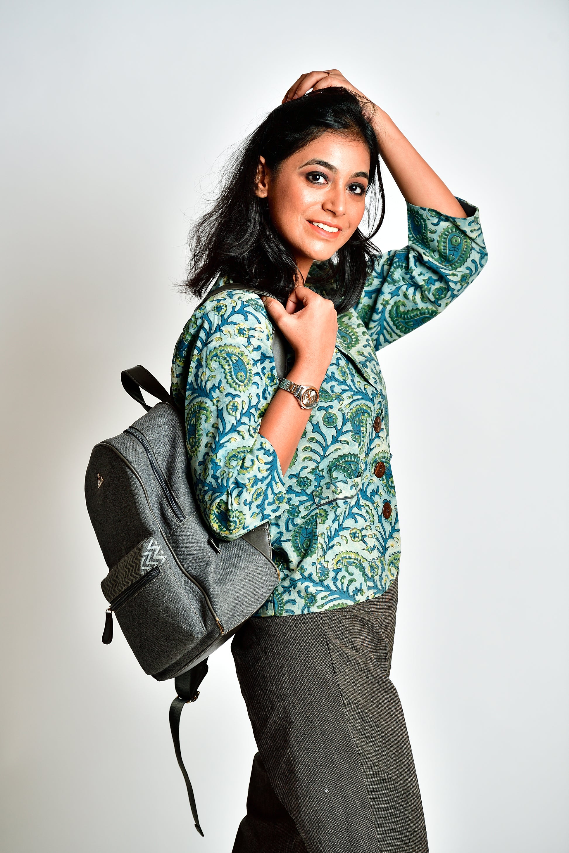 Aaronyak - cotton blazer - peisley image 7