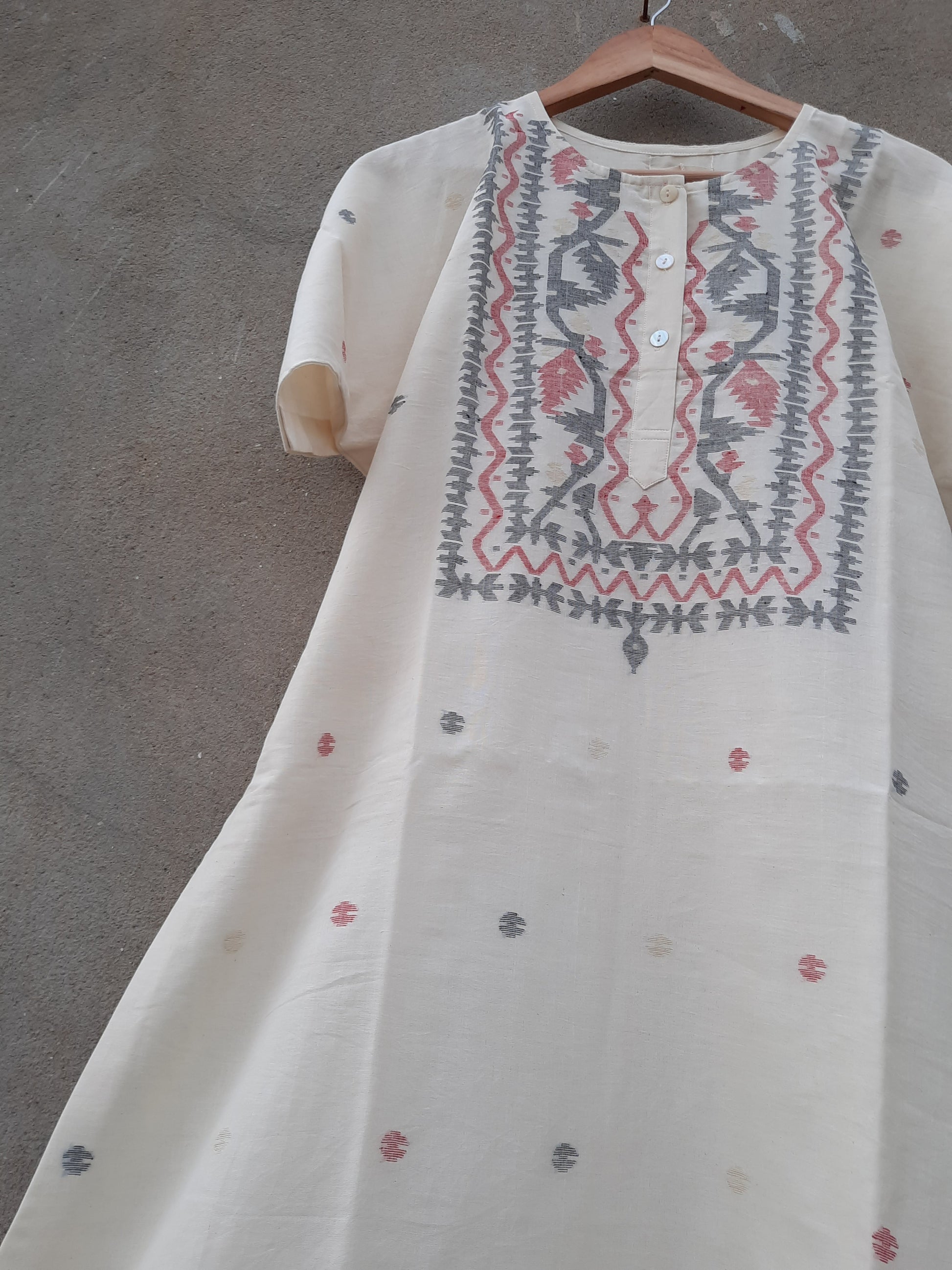 Kimono dress - Ivory image 6