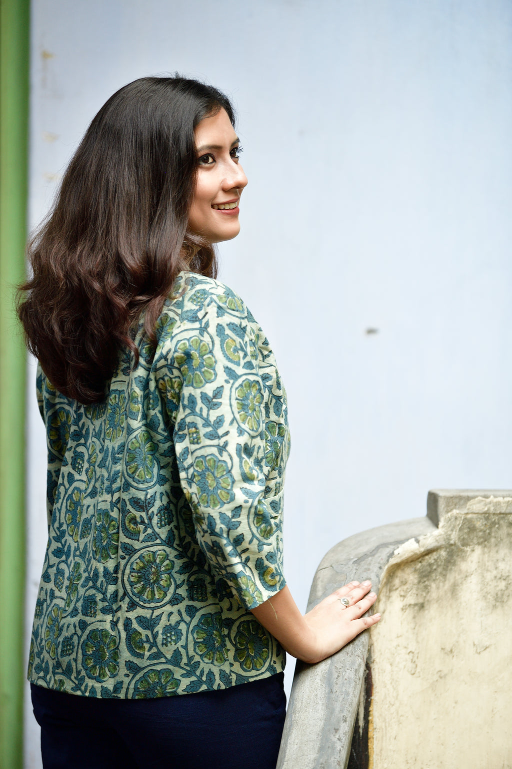 Aaronyak - cotton blazer - vine image 3