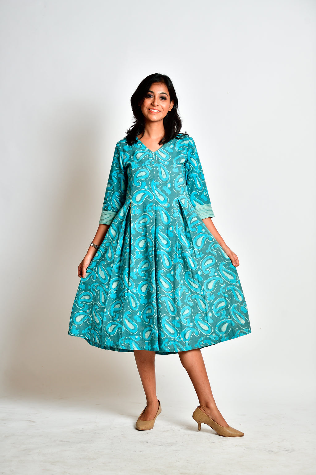 Barkha - Handblock printed dress image 0