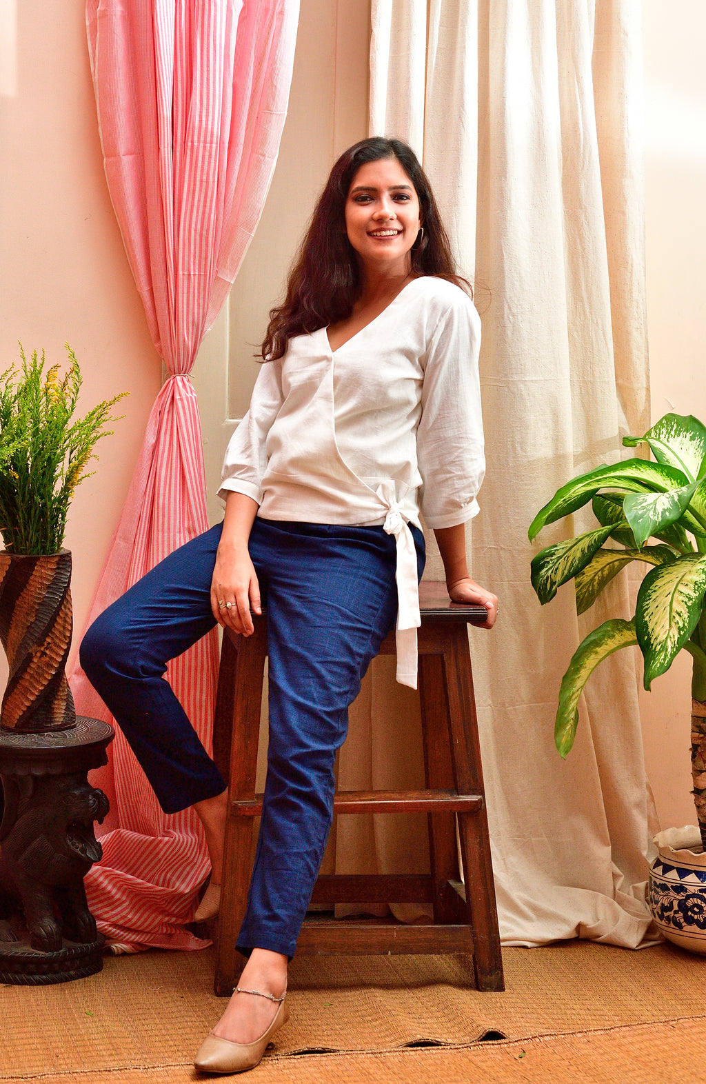 Girija - handloom cotton top image 3