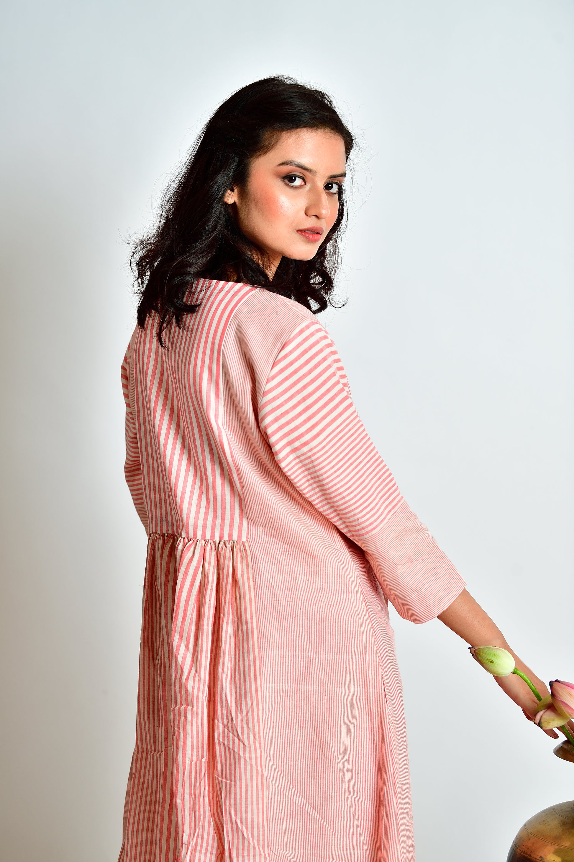 Ananya - handloom cotton dress image 7